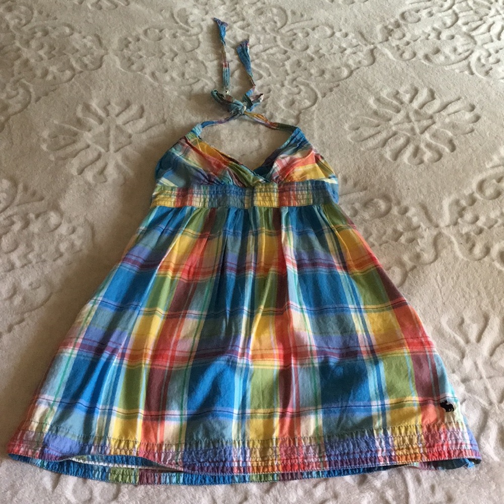 Plaid Abercrombie and Fitch sun dress